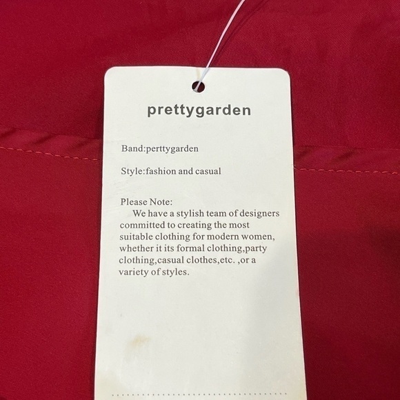 Pretty Garden Res One Shoulder Dress  size M.   NWT - Picture 15 of 16